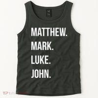 Matthew Mark Luke John Jesus Disciples Christian Tank Top thumb 2