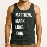 Matthew Mark Luke John Jesus Disciples Christian Tank Top thumb 3