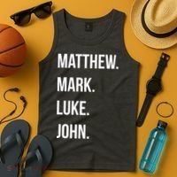 Matthew Mark Luke John Jesus Disciples Christian Tank Top thumb 4