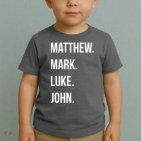 Matthew Mark Luke John Jesus Disciples Christian Toddler T-Shirt thumb 2
