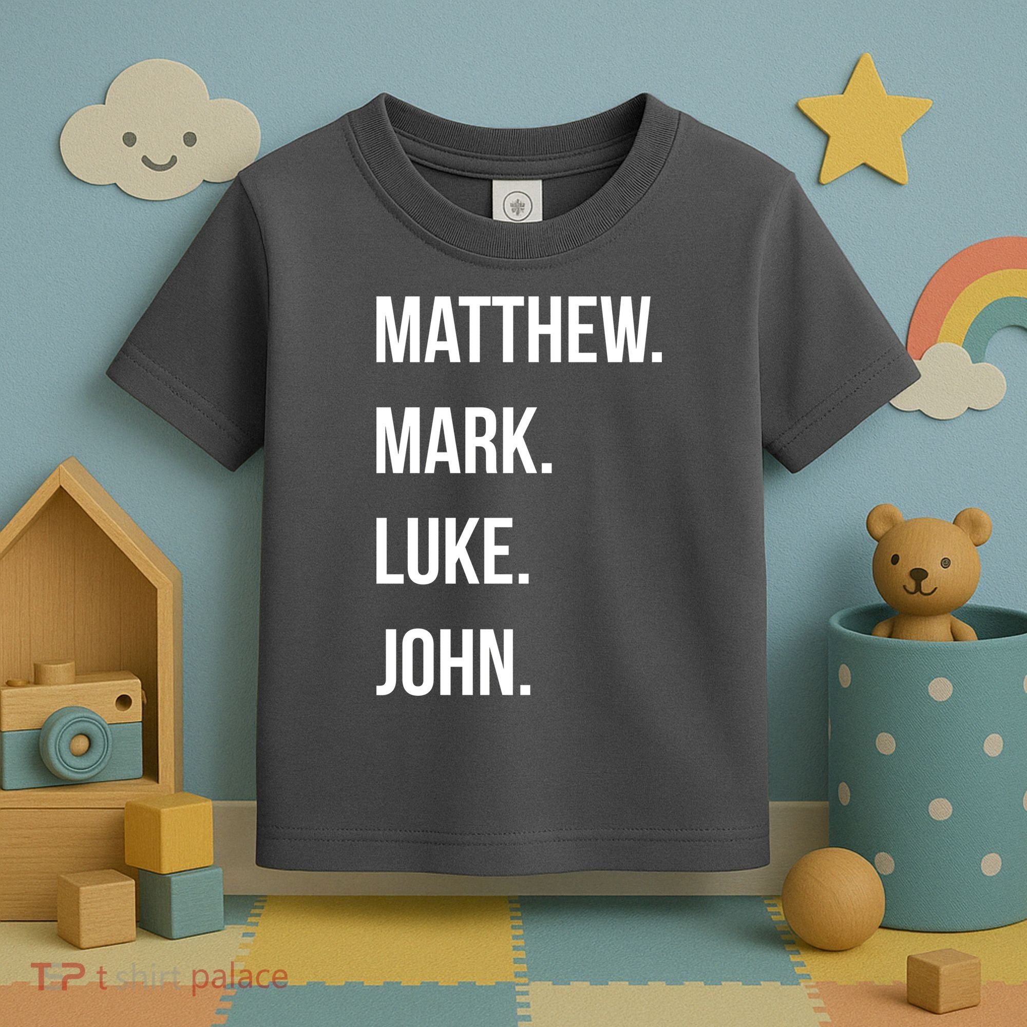 Matthew Mark Luke John Jesus Disciples Christian Toddler T-Shirt