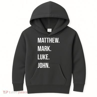 Matthew Mark Luke John Jesus Disciples Christian Kids Hoodie