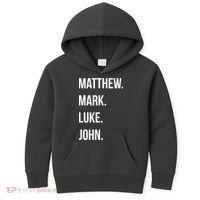 Matthew Mark Luke John Jesus Disciples Christian Kids Hoodie thumb 0