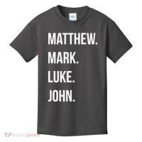 Matthew Mark Luke John Jesus Disciples Christian Kids T-Shirt thumb 0