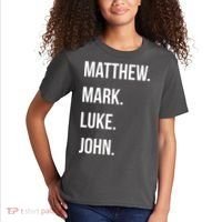 Matthew Mark Luke John Jesus Disciples Christian Kids T-Shirt thumb 2