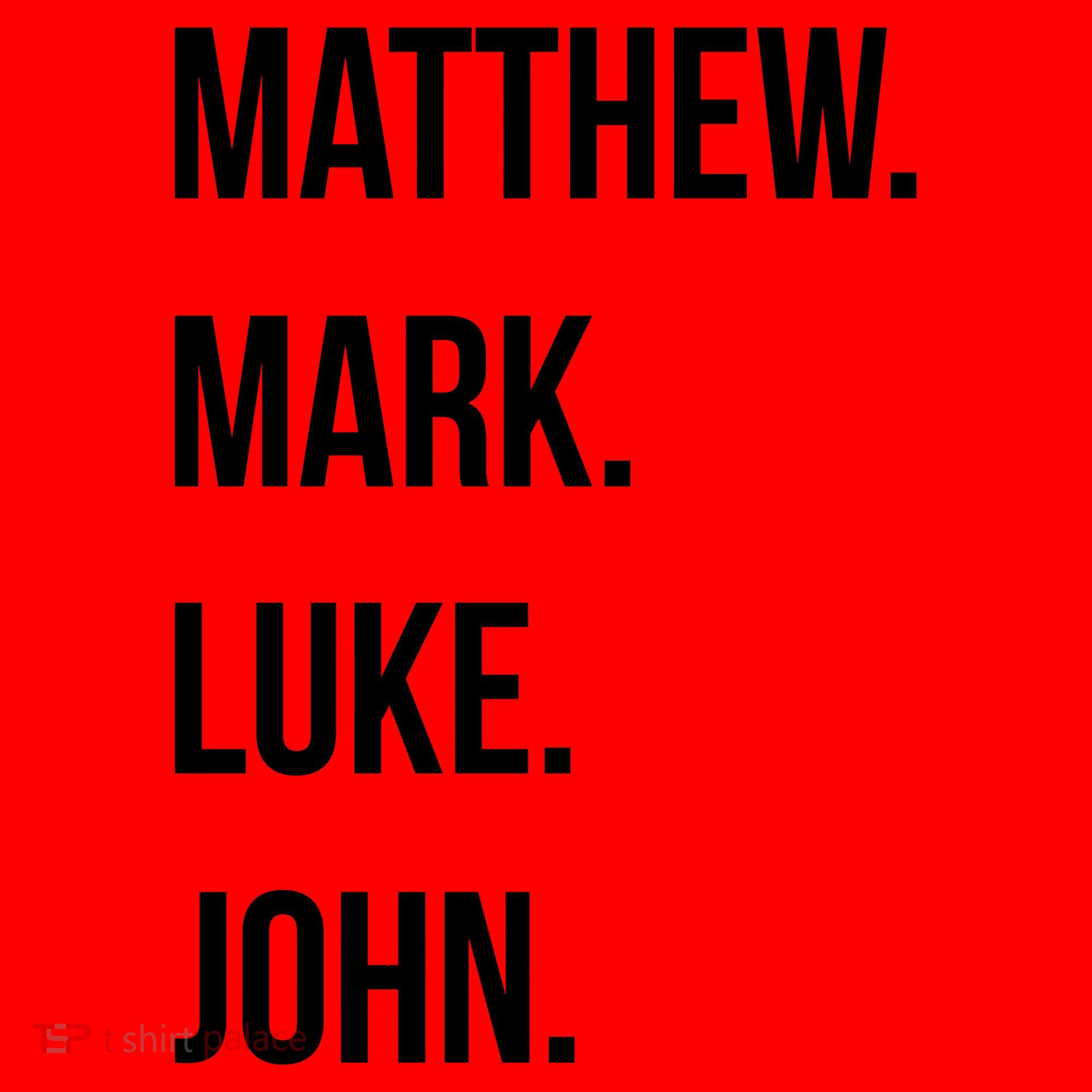 Matthew Mark Luke John Jesus Disciples Christian Santa Hat