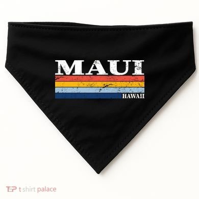 Maui Hawaii Vintage 1980s Style USA-Made Doggie Bandana