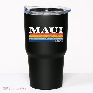 Maui Hawaii Vintage 1980s Style Tumbler