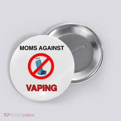 Moms Against Vaping Button