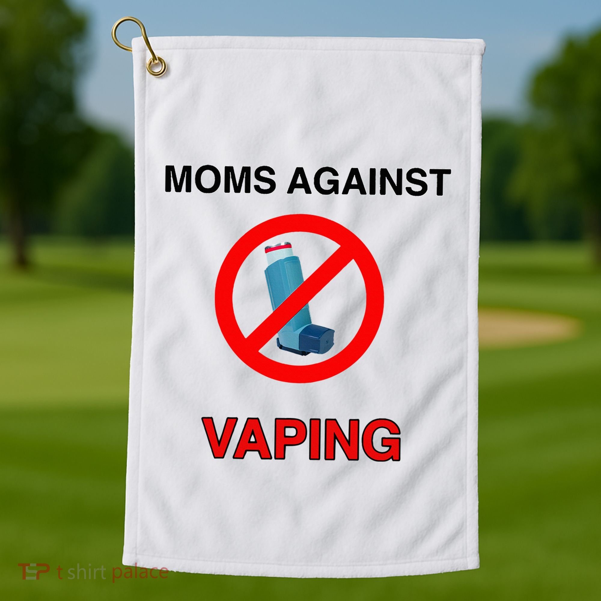 Moms Against Vaping Golf Towel