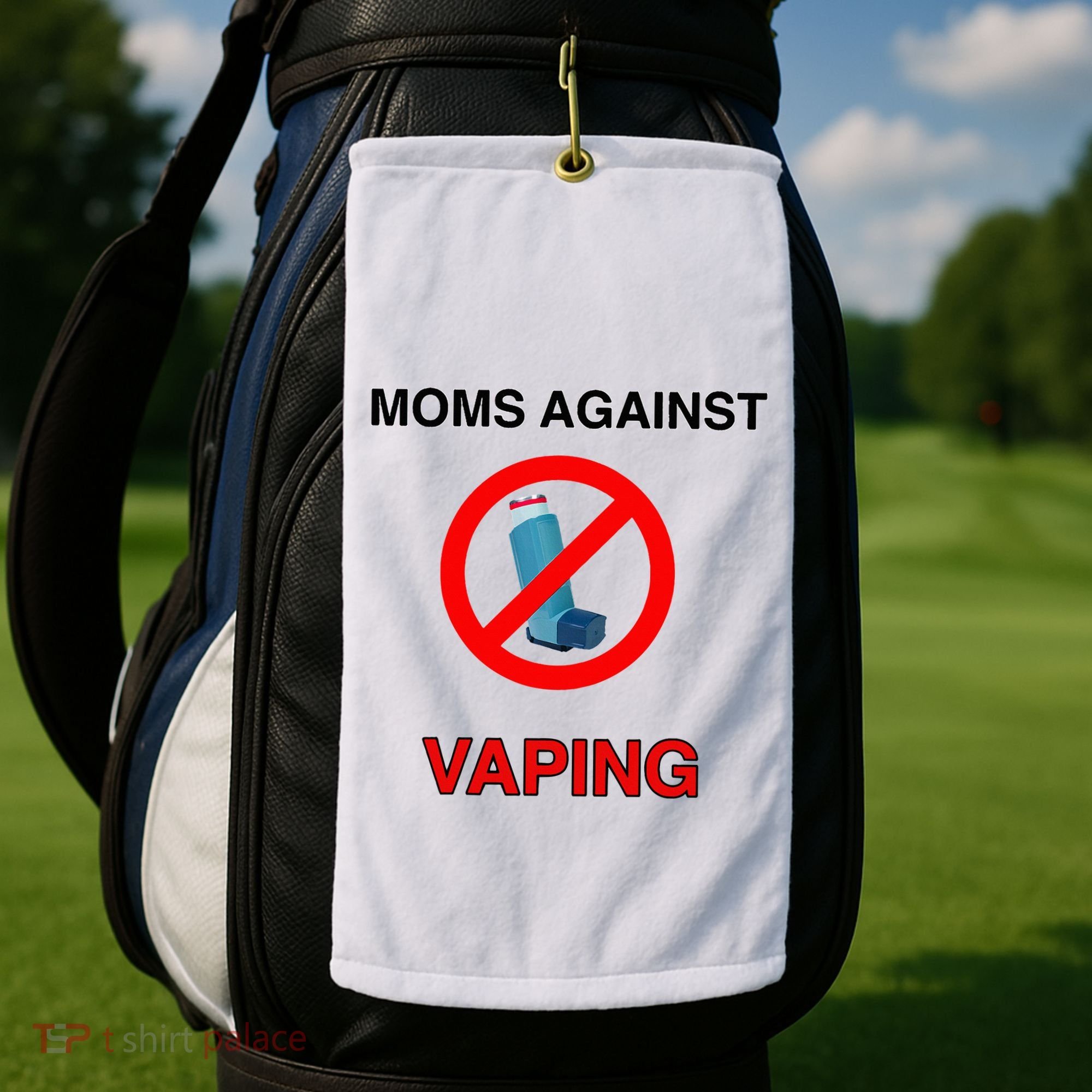 Moms Against Vaping Golf Towel