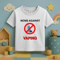 Moms Against Vaping Toddler T-Shirt thumb 3