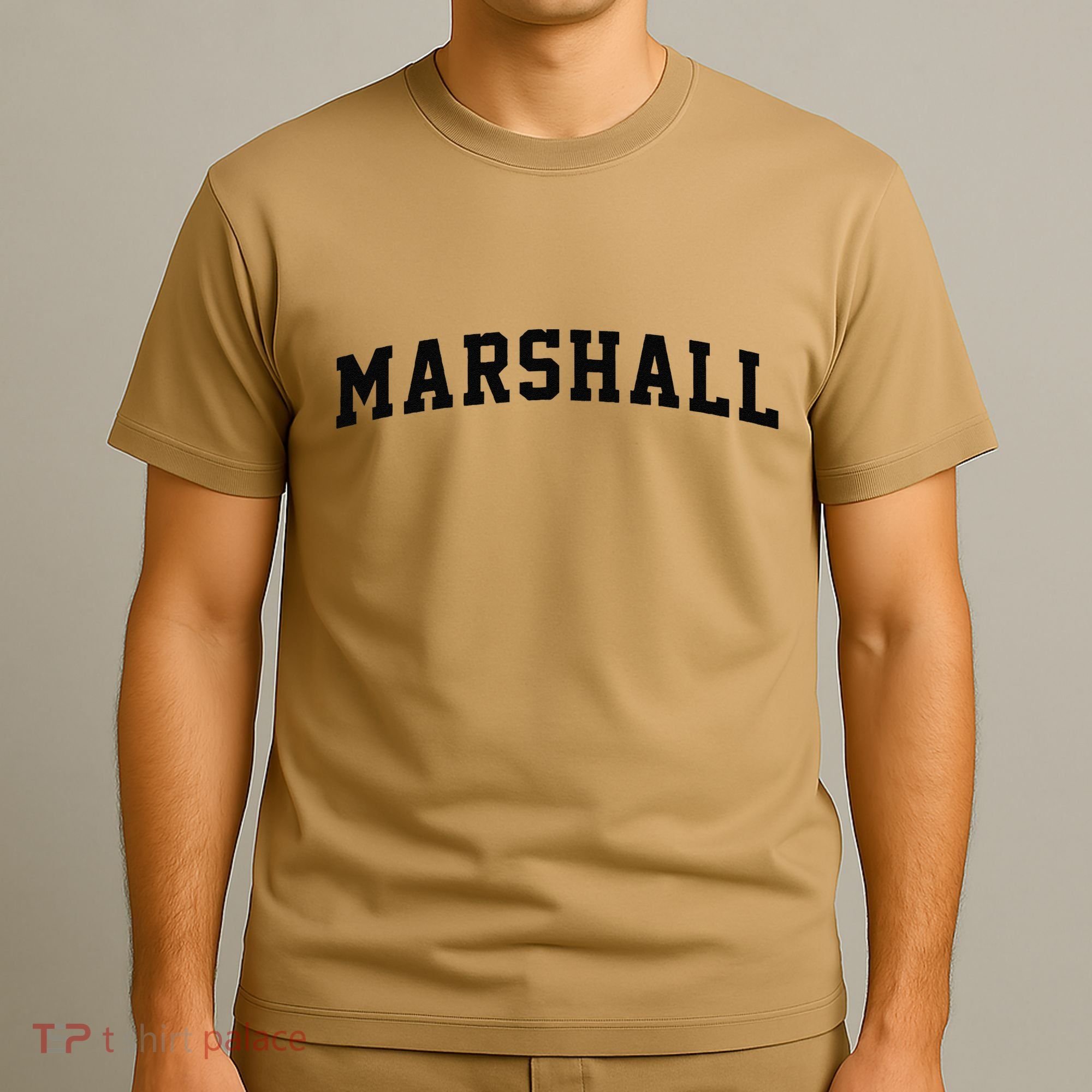 Marshall Arch Vintage College Athletic Sport T-Shirt