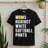 Moms Against White Softball Pants T-Shirt thumb 2