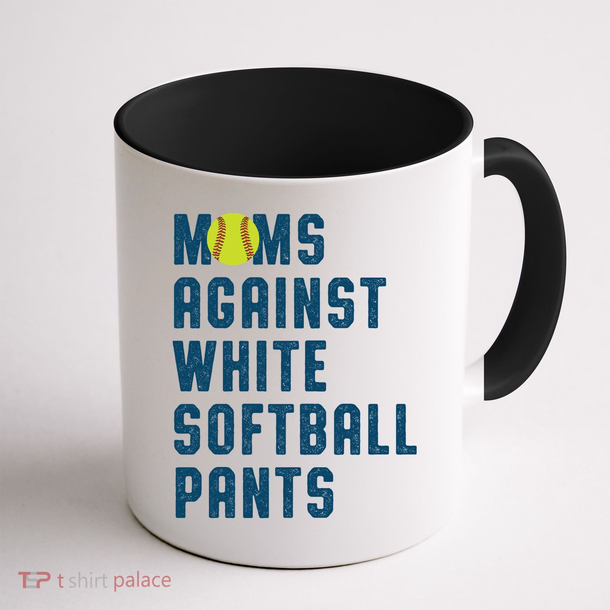 Moms Against White Softball Pants Coffee Mug