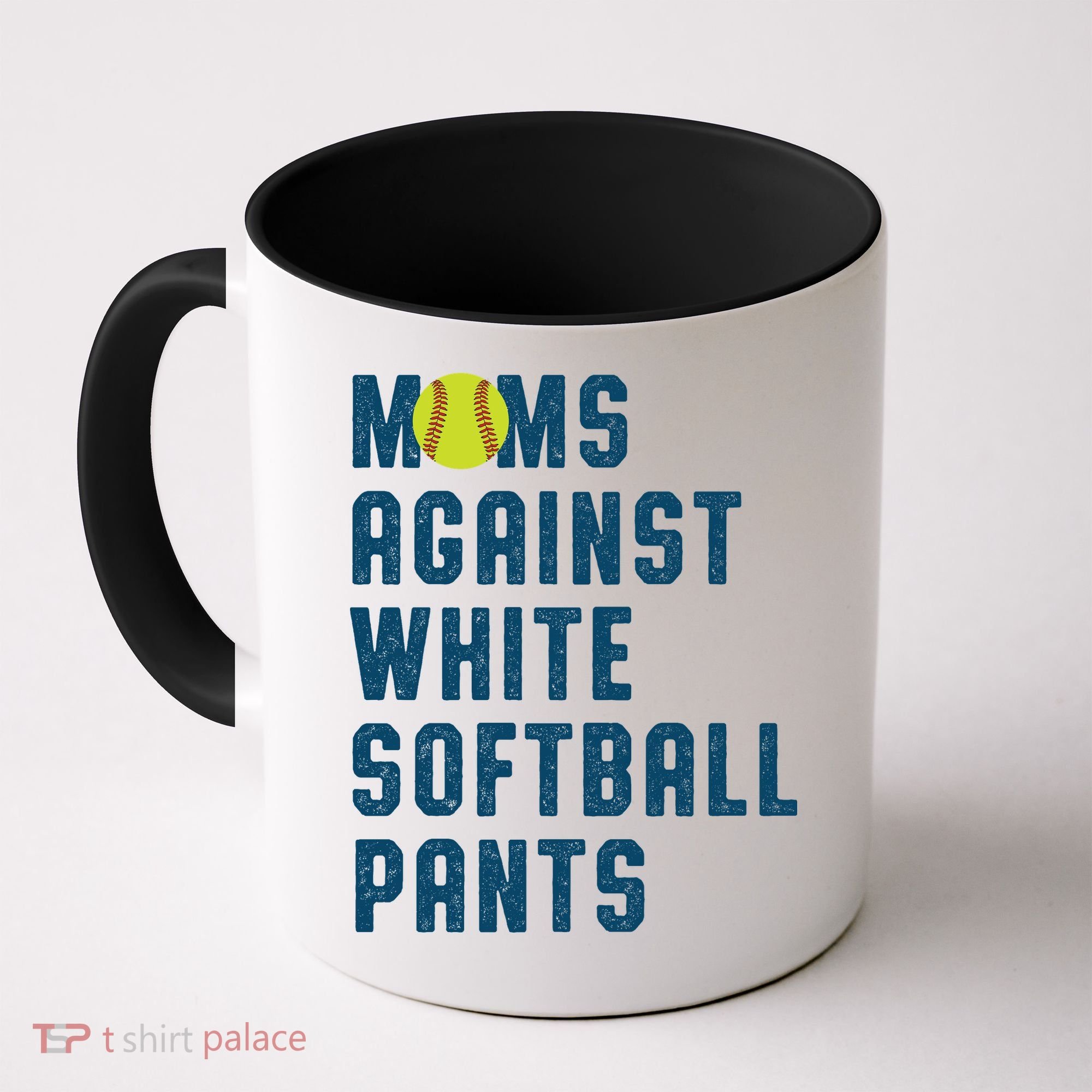 Moms Against White Softball Pants Coffee Mug