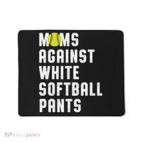 Moms Against White Softball Pants Mousepad thumb 0