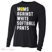 Moms Against White Softball Pants Cooling Performance Long Sleeve Crew thumb 0