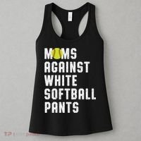 Moms Against White Softball Pants Women's Tank Top thumb 3