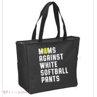 Moms Against White Softball Pants Tote Bag thumb 2