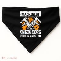 Machinist At Work 4 USA-Made Doggie Bandana thumb 0