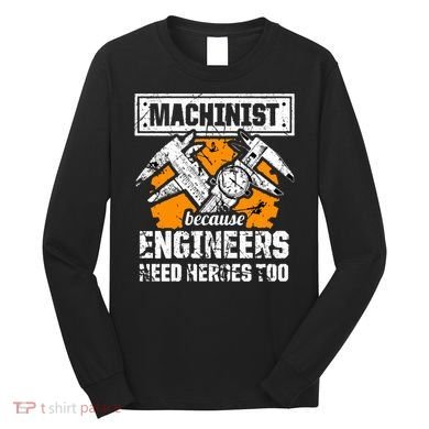 Machinist At Work 4 Long Sleeve Shirt
