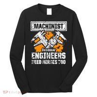 Machinist At Work 4 Long Sleeve Shirt thumb 0