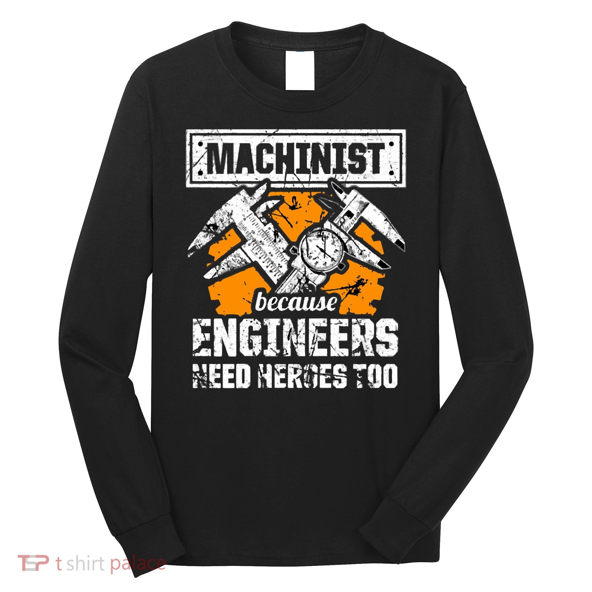 Machinist At Work 4 Long Sleeve Shirt