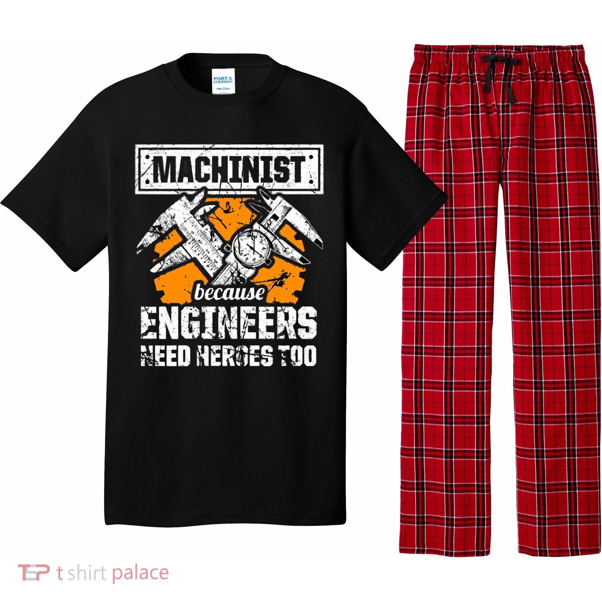 Machinist At Work 4 Pajama Set
