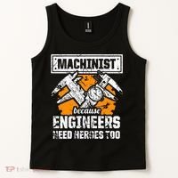 Machinist At Work 4 Tank Top thumb 2