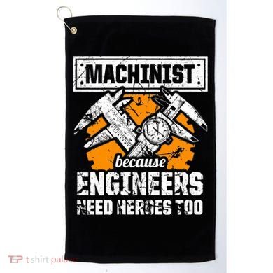 Machinist At Work 4 Golf Towel