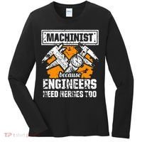 Machinist At Work 4 Women's Long Sleeve Shirt thumb 0