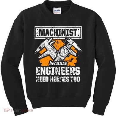 Machinist At Work 4 Kids Sweatshirt