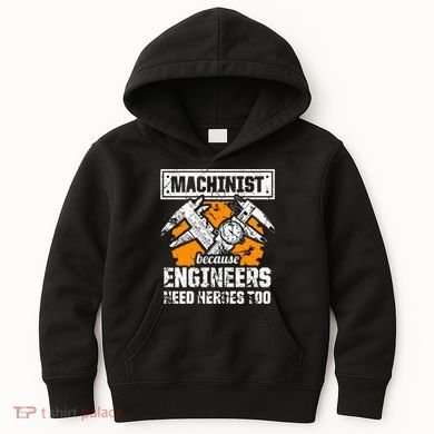 Machinist At Work 4 Kids Hoodie