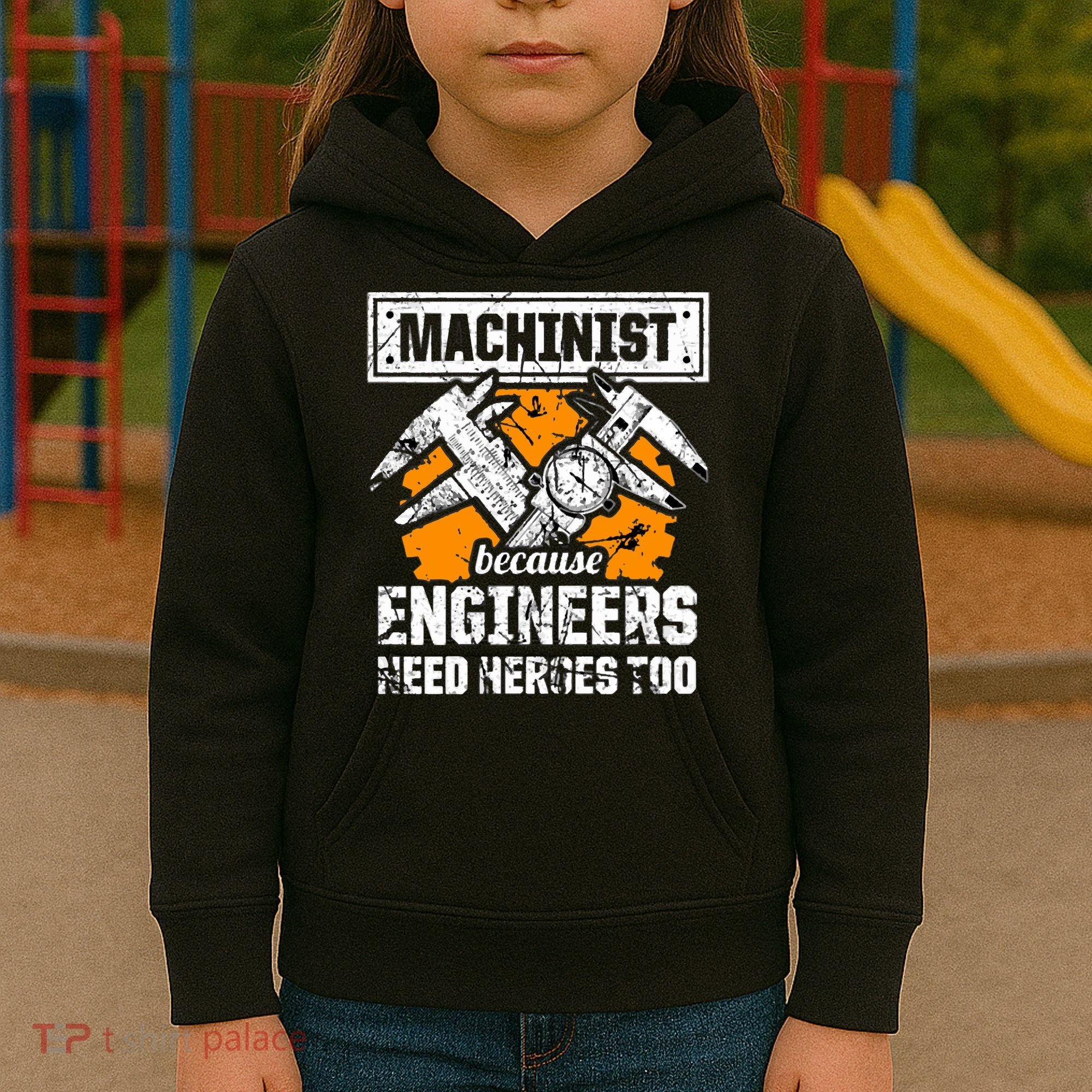 Machinist At Work 4 Kids Hoodie