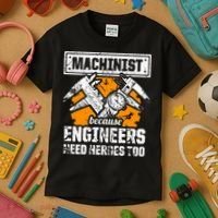 Machinist At Work 4 Kids T-Shirt thumb 3