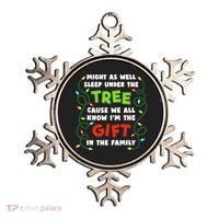 Might As Well Sleep Under The Tree Humor Favorite Person Funny Christmas Ornament thumb 0