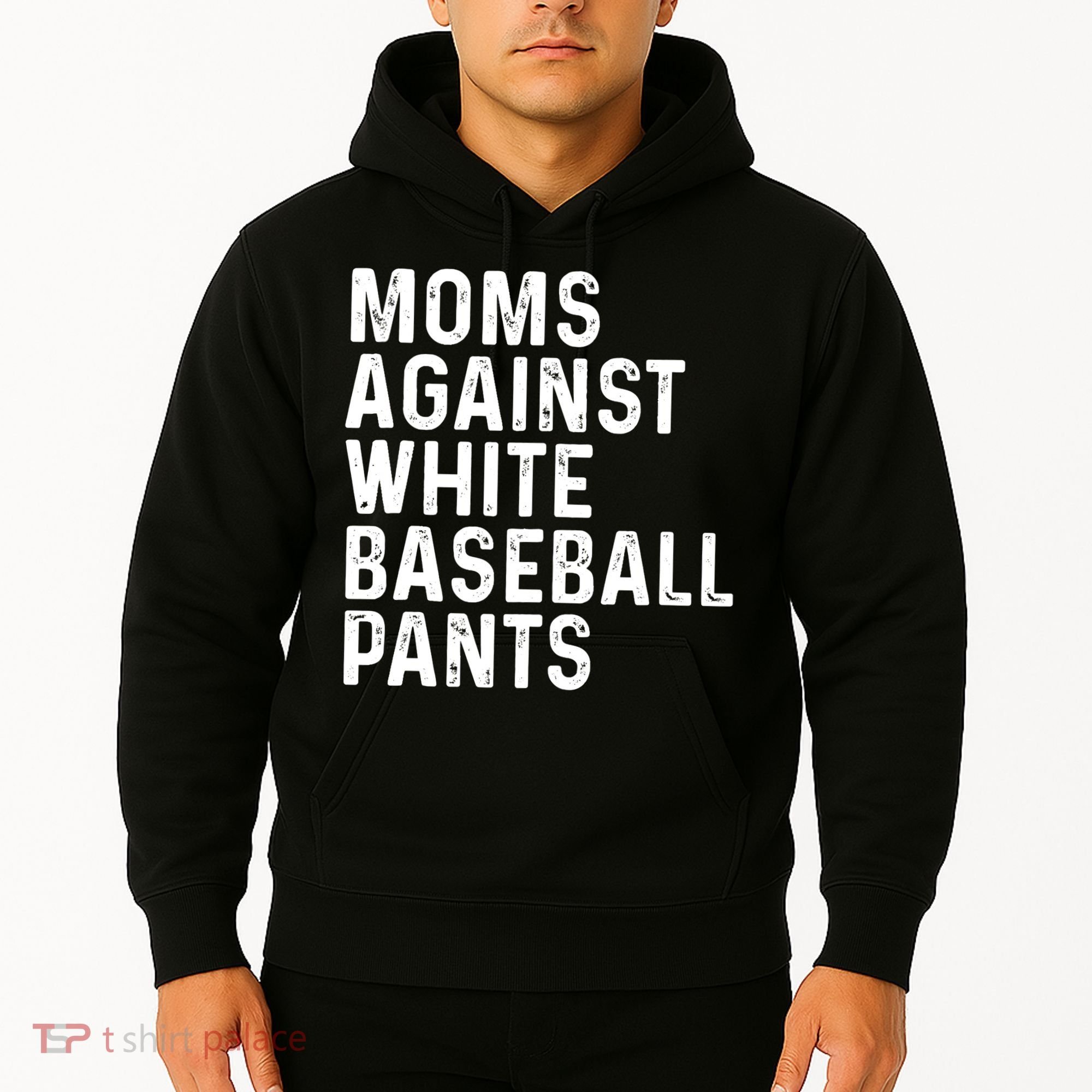 Moms Against White Baseball Pants Tank Top Hoodie
