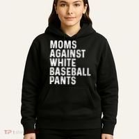 Moms Against White Baseball Pants Tank Top Hoodie thumb 5