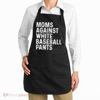 Moms Against White Baseball Pants Tank Top Apron thumb 2