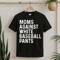 Moms Against White Baseball Pants Tank Top T-Shirt thumb 2