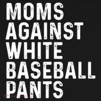 Moms Against White Baseball Pants Tank Top Pajama Set thumb 2