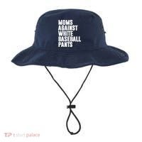 Moms Against White Baseball Pants Funny Bucket Hat thumb 0