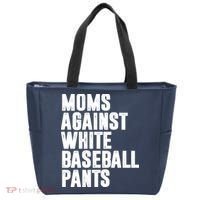 Moms Against White Baseball Pants Funny Tote Bag thumb 0