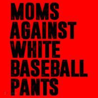 Moms Against White Baseball Pants Funny Santa Hat thumb 1