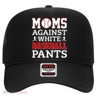 Moms Against White Baseball Pants Baseball season Hat thumb 0