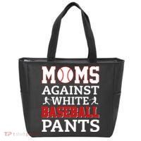 Moms Against White Baseball Pants Baseball season Tote Bag thumb 0