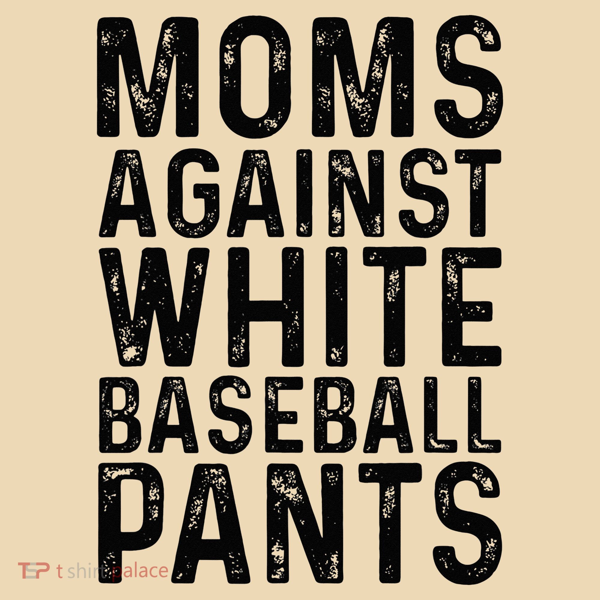 Moms Against White Baseball Pants For Mom Tote Bag