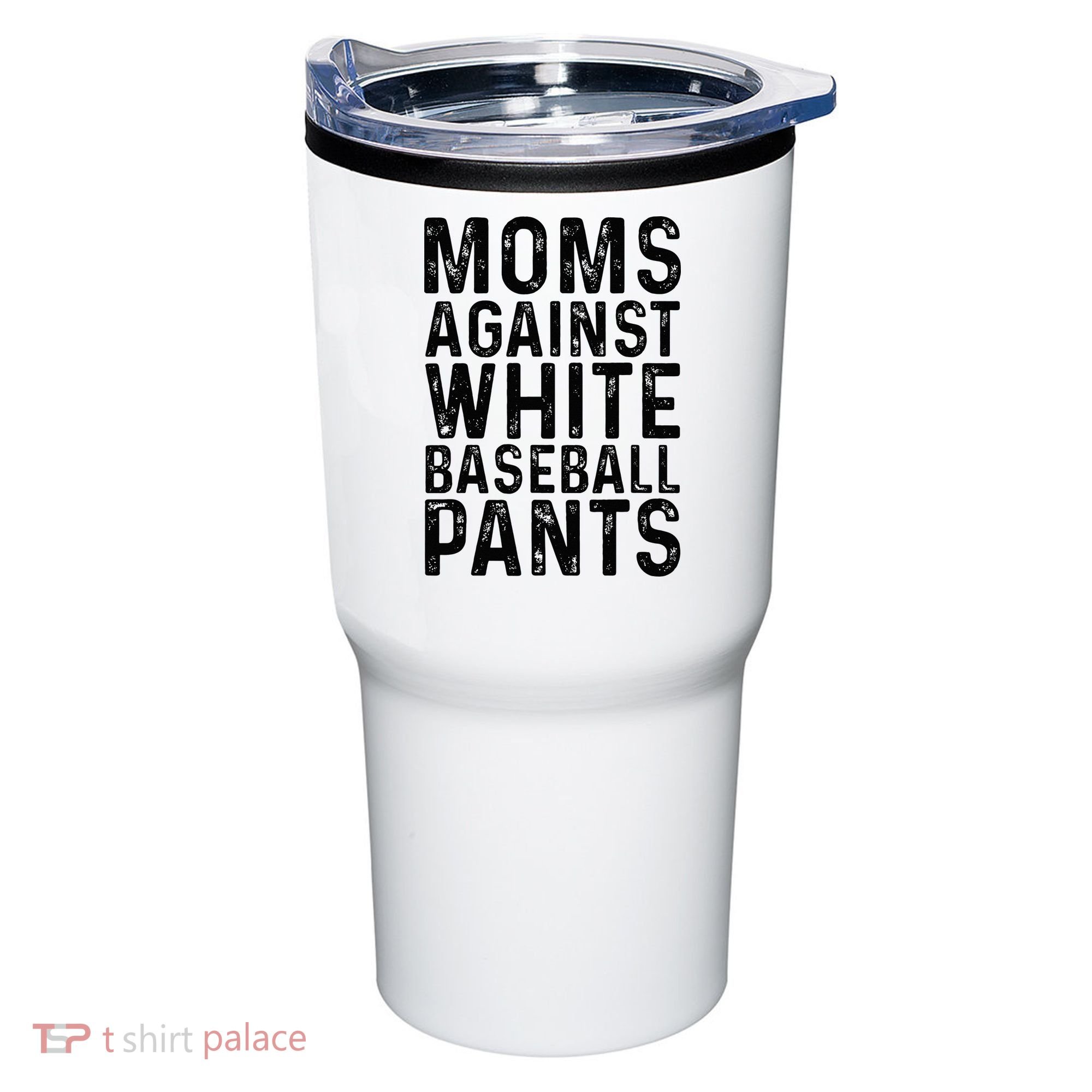Moms Against White Baseball Pants For Mom Tumbler