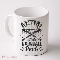 Moms Against White Baseball Pants Coffee Mug thumb 0